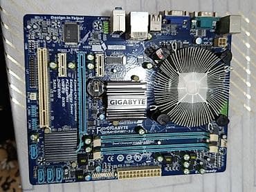 ram ddr2: GIGABYTE GA-G41MT-S2 ana plata + LGA775 prosessor Xüsusiyyətlər: - — 1