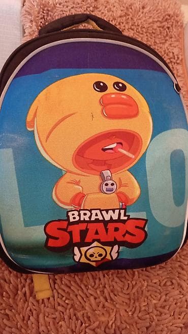 300 nomreli mekteb: Brawl Stars mövzulu uşaq çantası məktəbli çanta - Ön hissədə rəngli — 10