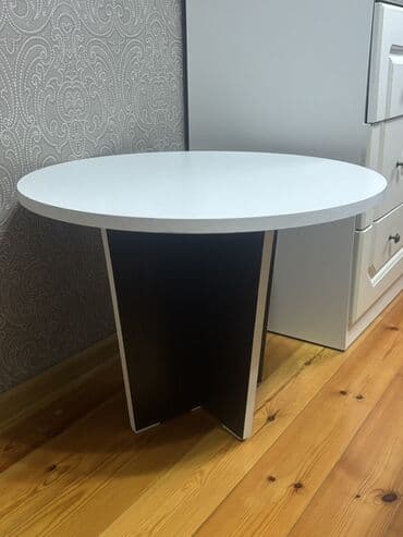 Təmir və tikinti: Jurnal masası, Açılmayan, Laminat, Yumru masa — 1