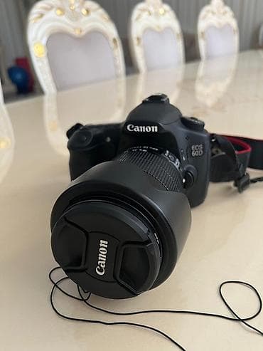 eos 60d: Canon EOS 60D DSLR fotoaparat dəsti Ideal veziyyetde: 2 eded — 4