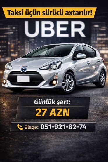 sürücü ekspeditor: Taksi sürücüsü tələb olunur, Avtomobilin icarəsi, Aylıq ödəniş — 1