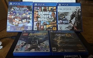 Elektronika: PS4 oyun diskları dəsti Paketdə 5 ədəd orijinal Blu‑ray PS4 oyun — 1