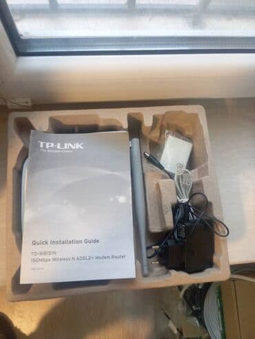 Tip - Wi-Fi router ADSL dəstəyi - bəli ADSL2+ dəstəyi - var Simsiz