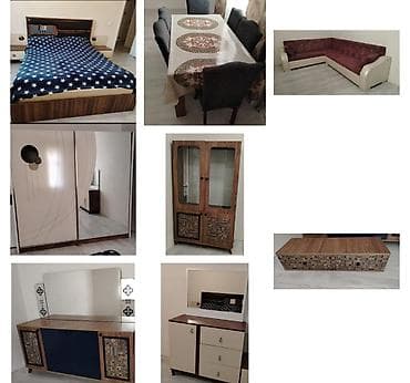 stullar ev ucun: İşlənmiş, Komod, Masa və oturacaqlar, Servant — 1
