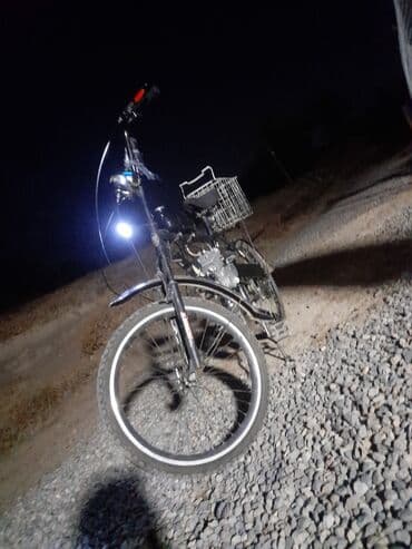 электронный велик: Moped mühərrikli velosiped - Çərçivə üzərində quraşdırılmış benzinli — 1