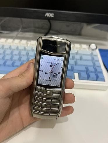 Elektronika: Vertu rəng - Gümüşü, Düyməli — 3