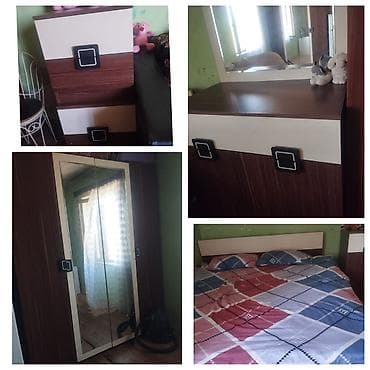 komodlar: Yataq otağı dəsti - Komplekt: iki qapılı güzgülü şkaf, geniş çarpayı — 1