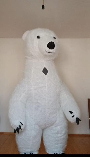 essek sudu satilir: Böyük ölçülü ağ ayı maskotu Salam, tecili satilir ciddi alicilara — 1