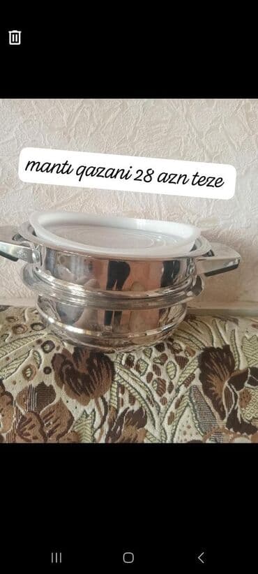 gul ekmek ucun qablar: Qazan — 1