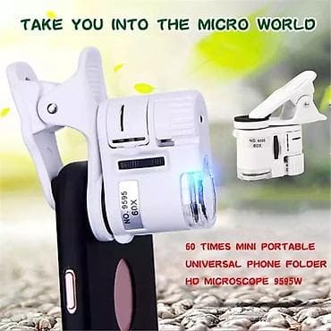 telefolar: 60X mobil telefon üçün klipsli mini mikroskop – model 9595/9595W — 2