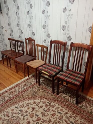 kapron stul: Qonaq otağı üçün, İşlənmiş, Qatlanmayan, Stul — 2