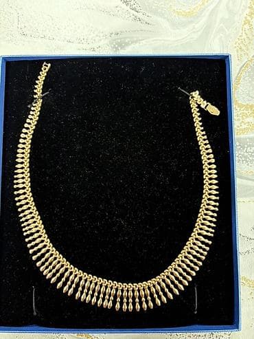 Zərgərlik əşyaları: Boyunbağı, Sarı qızıl, 585 Əyar, 40 g, Ünvandan götürmə — 5