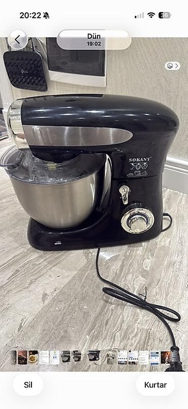 SOKANY planetar qarışdırıcı – mətbəx üçün çoxfunksiyalı stasionar