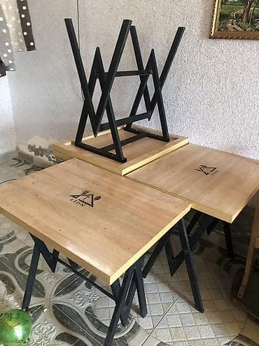 trimo mebel: Düz masa, Açılmayan, Taxta — 1