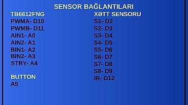 Xətt izləyən robot - Line follower robot Beyin olaraq Arduino nano — 6