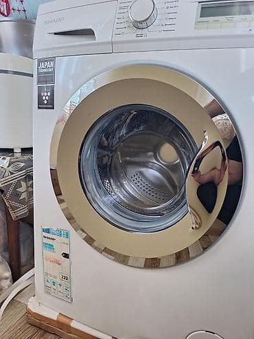 plasmas qapı: Sharp önyükləməli paltaryuyan maşın - Model: Sharp ES-FP71SA (etiket — 10