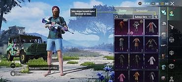 Aksesuarlar: PUBG Mobile oyun hesabı – zəngin kosmetik kolleksiya Xüsusiyyətlər: - — 5
