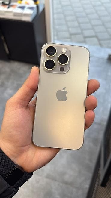 IPhone 15 Pro, 128 GB, Gümüşü, Face ID