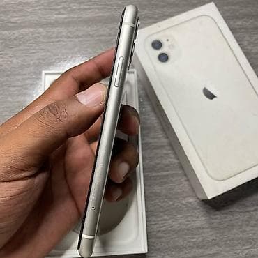 apple watch 1: IPhone 11, 128 GB, Ağ, Zəmanət, Kredit, Simsiz şarj — 2