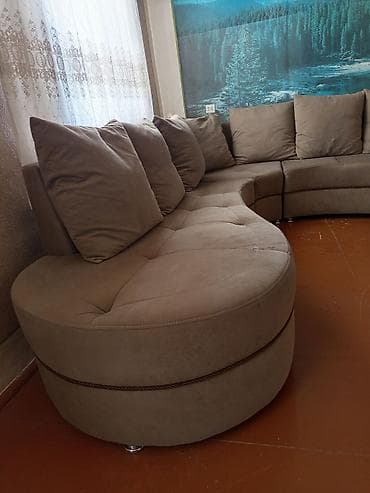 Künc divan, Açılmayan, Bazasız, Vеlur parça, Çatdırılma yoxdur