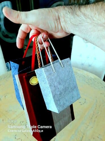 2.el notebook: Kağız çantalar. Özümüz düzəldirik. Topdan satış. Gözəl və — 1