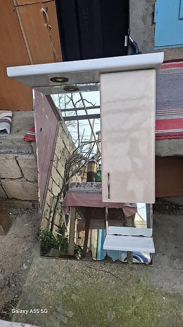 asma tavan hamam: Vanna otağı üçün mebel dəsti Tərkib: - Asma güzgülü şkaf: sağ — 1