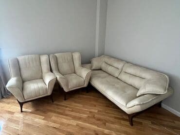 İşlənmiş, Divan, 2 kreslo