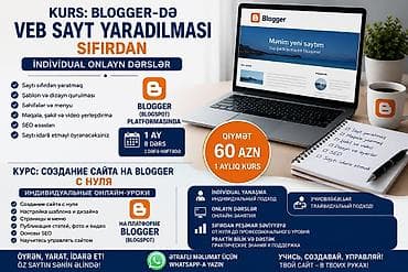 istemmis komputer: Kompüter kursu: Programlaşdırma, Onlayn — 1