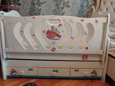 tek kravat işlənmiş: Oğlan və qız üçün, İşlənmiş, Dördbucaq, Beşik, Dəst ilə, Matras ilə, Yellənmə mexanizm ilə — 1