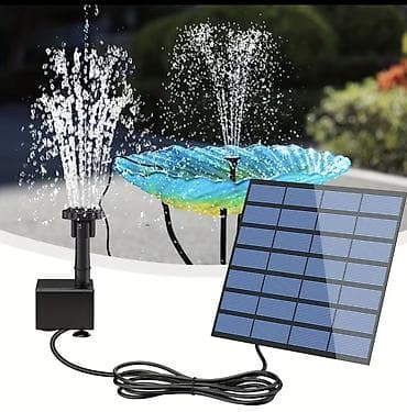 Günəş enerjili bağ fəvvarə pompası seti Xüsusiyyətlər: - Günəş