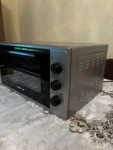 qaz peçi 4 göz: Duxovka Elektrik, rəng - Gümüşü, Ayrıca dayanan, Yeni — 2