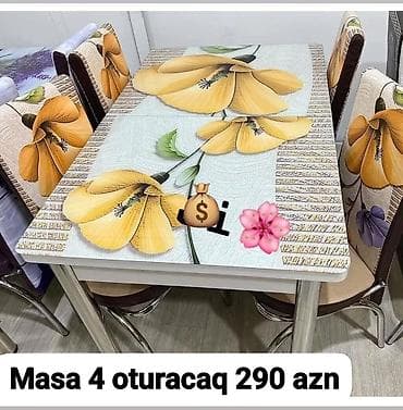 Mətbəx üçün, Yeni, 4 stul