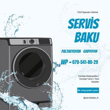 baki mingəçevir avtobus: Servis Baku – Peşəkar Təmir Xidməti! ❄️ Soyuducu 🧺 Paltaryuyan 🍽️ — 1