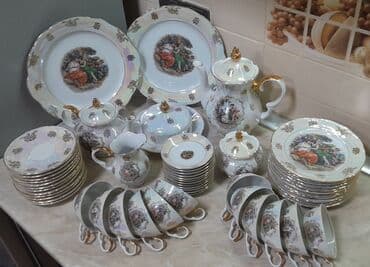 элитные 3 комнатные квартиры: Çay dəsti, Farfor, 12 nəfərlik — 3