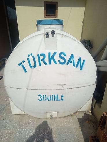 demir baklar: Bak, Plastik, 3000 l l, İşlənmiş — 1