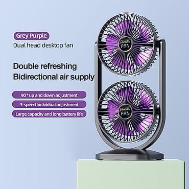 ventil: Masaüstü 2 Başlı Sərinkeş Double Coolness Dual Fan . ❄️ Sərinlik artıq — 2