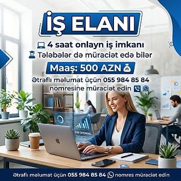 SMM menecer tələb olunur, İstənilən yaş, Təcrübəsiz lalafo.az -da SMM menecer tələb olunur, İstənilən yaş, Təcrübəsiz