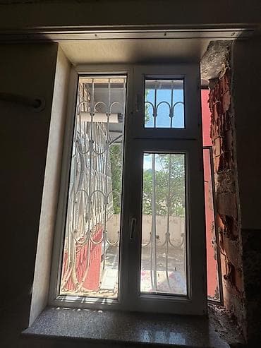 Plastik pəncərələr, yaxşı vəziyyətdədir. Ölçüləri: 2 ədəd - eni 190 cm — 4