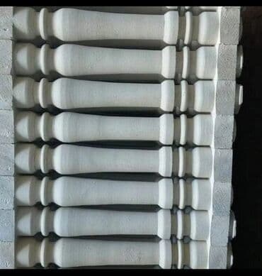 балясины из камня: Müxtəlif formalı və ölçülü mərmər balüstradalar təklif olunur. Bu — 2