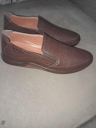 ayaqqabı kişi ücün: Kişi slip-on ayaqqabısı - Rəng: qəhvəyi - Model: slip-on (bağsız) — 2