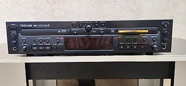 mikrofon mini: TASCAM MD-CD1mkII – peşəkar CD/MD kombinə edilmiş pleyer/rekorder — 3