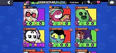 Brawl Stars hesabı (Supercell) – güclü və zəngin kolleks - Kupa: 31 — 9