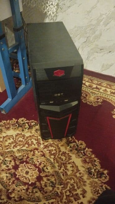 nvidia gt: Masaüstü kompüter – DST qabaq paneli ilə qara-qırmızı korpus. Texniki — 1