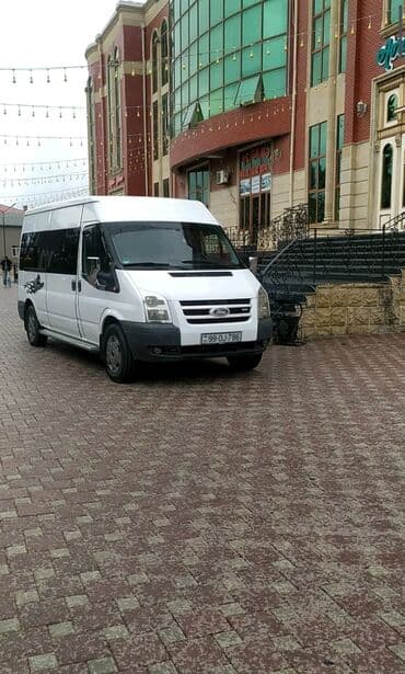 дом на колесах turbo az: Ford Transit mikroavtobus - Korpus: uzun və yüksək tavanlı kuzov, ağ — 2