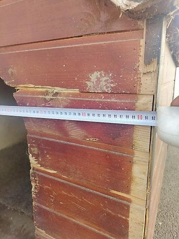 it agizligi: Taxta it evi – əlavə qutulu və qab yerləri olan model - Material — 7