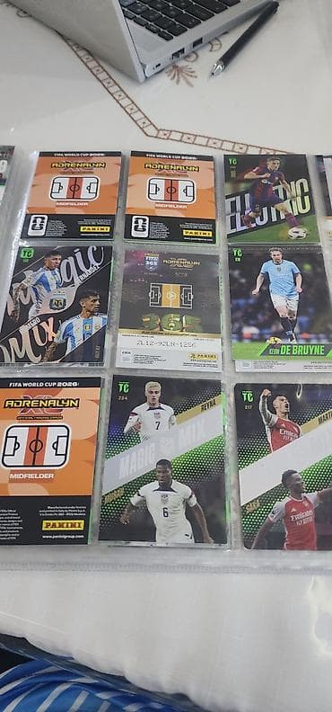 fifine: Toplam 135 eded Panini FIFA 365 Adrenalyn XL futbol kartları albomu – — 5