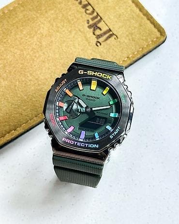 Qol saatları: Casio G‑SHOCK GA‑2100 seriyası qol saatları - Korpus: səkkizguşəli — 9