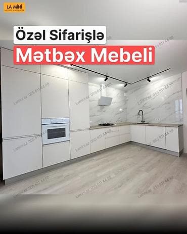 Özəl sifarişlə mətbəx mebeli – “LA MINI” dizaynı (Laconic & — 1