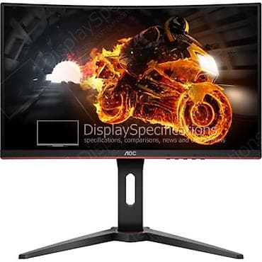 manitor kompyuter: AOC 24G1WG4 Gaming Monitor - Ekran: 24 düym, əyri (curved) dizayn - — 1