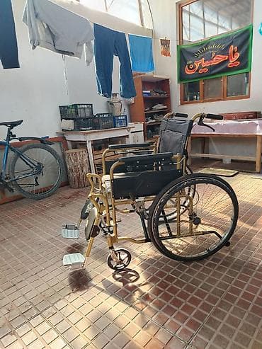 elil arabalari: Mexaniki əlil arabası; az işdəmişdir təkərə, 2 kamera lazımdır. Son — 2